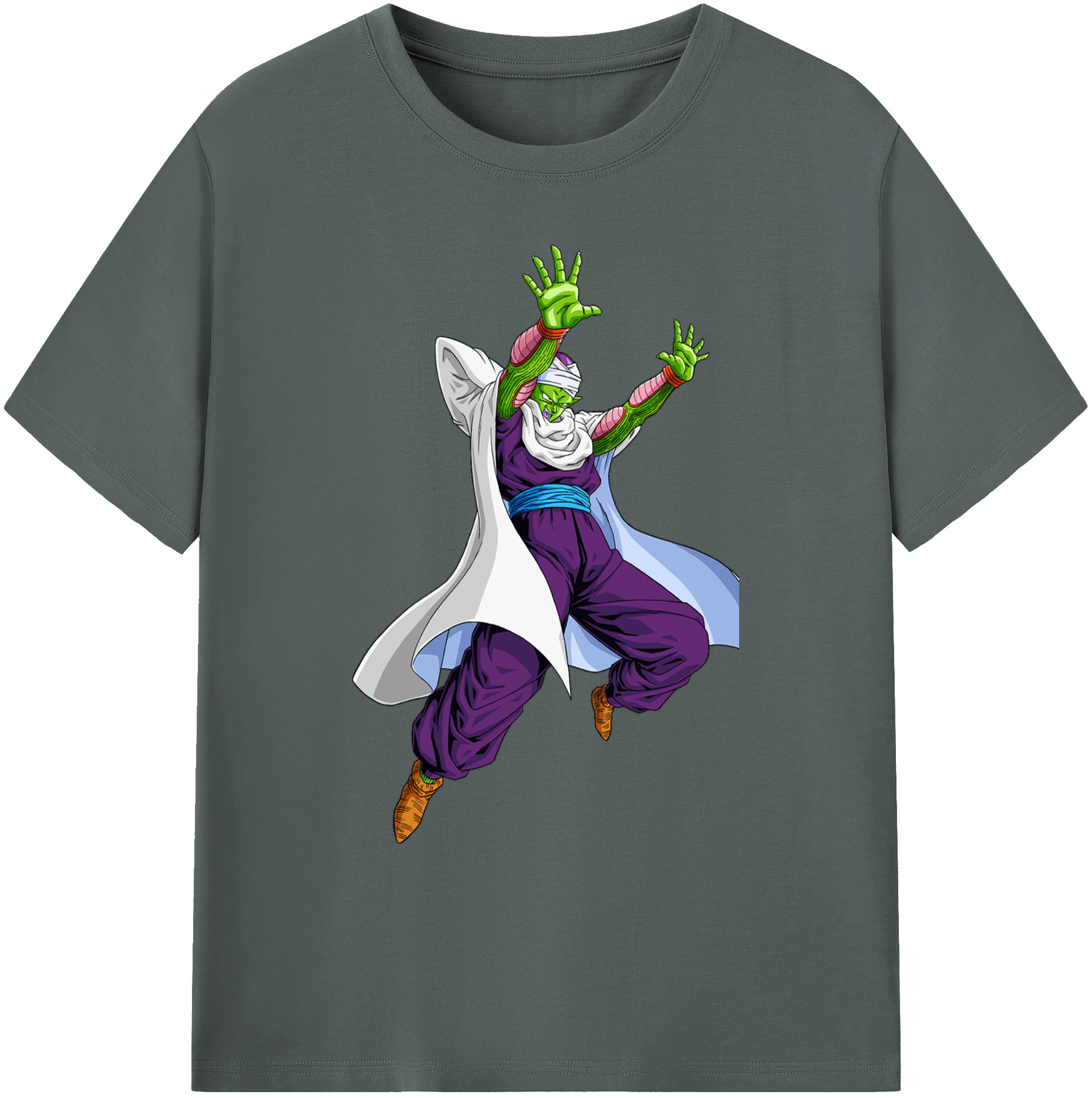 （画像用） ドラゴンボール ピッコロ DRAGON BALL Piccolo 綿100％ メンズ半袖Tシャツ｜肌触りやわらか＆通気性